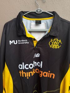 New Balance Long Sleeve Black Yellow Shirt