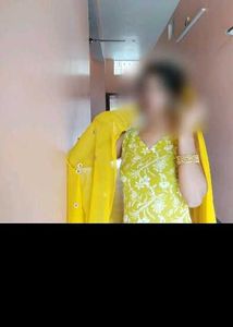 yellow formal kurti