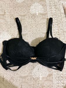 Bra with Heart Detail