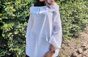 Korean Strip Tops With Cut Out Design