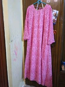 Pink Floral Ethnic Gown