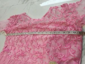 Beautiful Pink Ethnic Gown