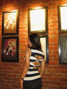 Striped Zip-Up Sleeveless Top