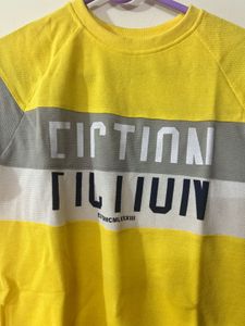Stylish Yellow Graphic T-Shirt