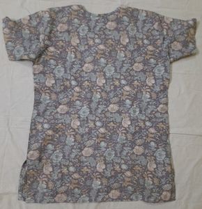 Women Lavender Top Cum Shirt