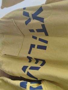 Yellow Graphic Print Sweatshirt