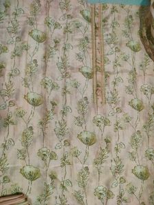 Pretty Floral Print Dress Material