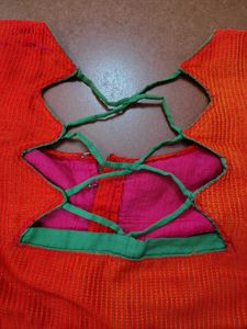 Red Ethnic Blouse