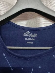 Blue Patterned T-Shirt