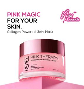 Renee Pink Therapy Collagen Jelly Mask for boost c