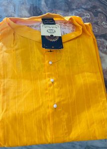 Men's Yellow Kurta