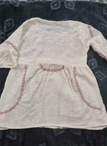 Embroidered Cotton Top