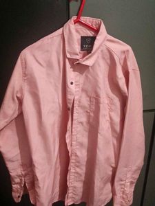 Men's Pink Button-Up Shirt