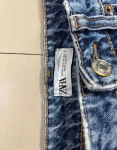 Vintage Wash Wide Leg Jeans