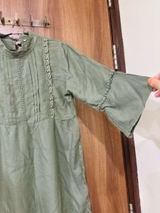 Elegant Olive Green Kurta