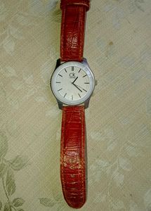 Calvin Klein Watch Red Strap