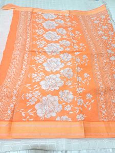☀️ Summer Special ☀️ New Cotton Zari Border Saree