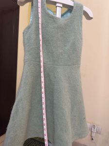 Cute sky blue Sleeveless Dress