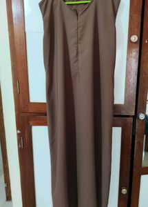Elegant Brown Abaya Set