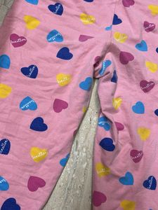 Benetton Heart Print Leggings