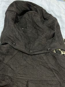 Classic Black Duffle Coat