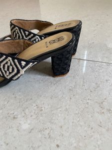 Bohemian detour block heels