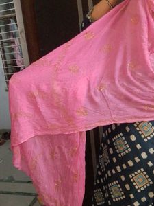 Embellished Pink Dupatta of 1