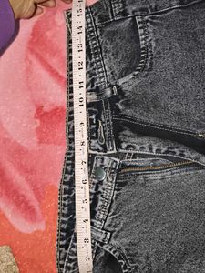 Acid Wash Wide Leg Jeans