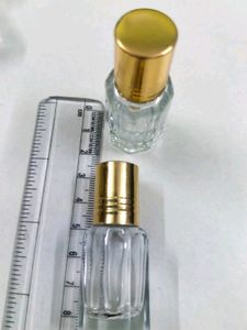 Attar Making Empty Glass 3ml Bottle 6 pieces