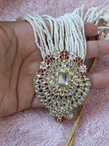 Beaded Necklace with Pendant
