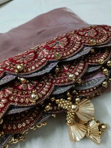 bridal lehenga with two dupatta