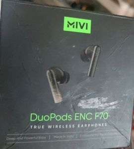 MiVi DUOPODS ENC F70. True Wireless Earphones.