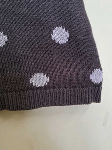Polka Dot Winter Dress For Girls | Women