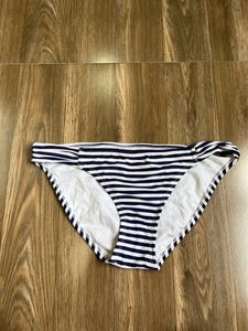 Blue and whitestripped  Bikini Bottom