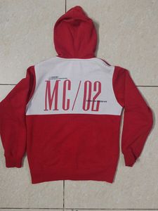 Red Zip-Up Hoodie
