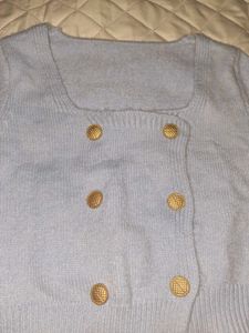 Light Blue Cropped Cardigan size -small