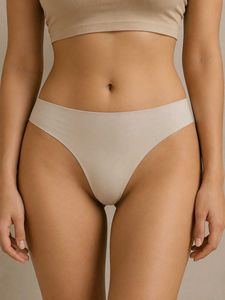 Flame Nude Seamless Thong
