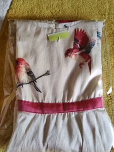 Dress With Birds 6yo Girl