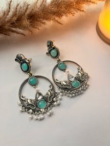 Boho Elephant Jhumka Earrings