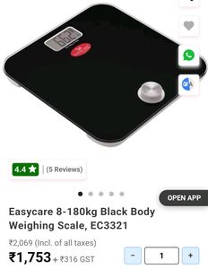 Easy Care Weighing Machine (Digital)