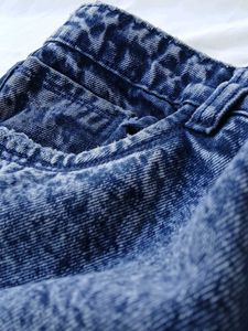 Wide Leg Acid Wash Jeans