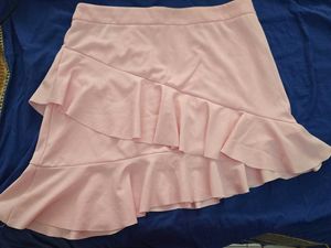 Pink Ruffle Skirt