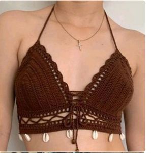 Boho Crochet Bikini Top