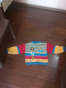 Colorful Striped Knit Sweater