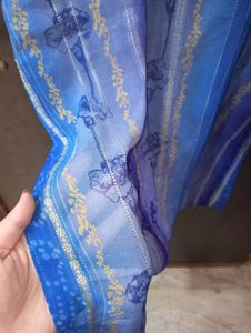 Blue Printed Kurti