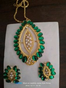 Gold Plated Pendant Set