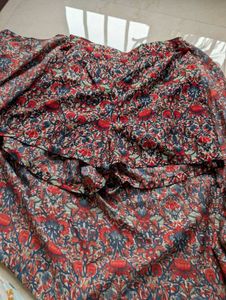 boho top and wrap shorts skirt