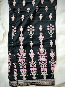 Elegant Black Floral Print Palazzos