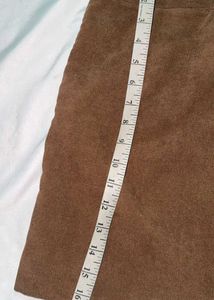 Brown Corduroy skirt