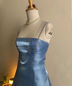 Elegant Blue Maxi Dress